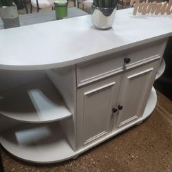 Off White Sideboard/ Buffet Or Use For Coffee Bar (New)
