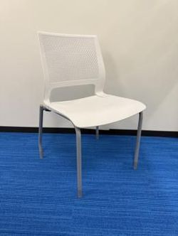 Sit On It Lumin White Stack Chair