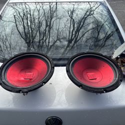 2 12 In Duel  12 In Subwoofers No Box 