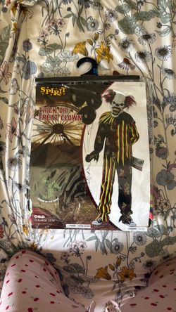 Child Size 12-14 clown costume