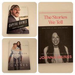 Chip and Joanna Gaines Books: Capital Gaines,The Magnolia Story,The Stories we tell