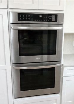 Lg thinQ wifi double oven LWD3063ST