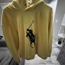 Ralph Lauren yellow hoodie Size:Large