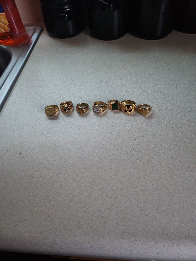 Gold Plated Rings 