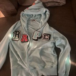 Very Light Blue Bape Jacket