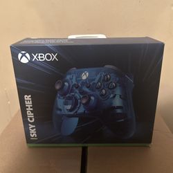 Microsoft Xbox Wireless Controller Sky Cipher Special Edition Blue Bluetooth Open Box