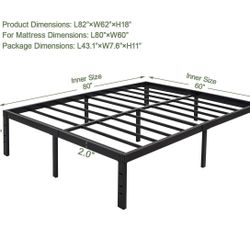 Black Queen Bed Frame