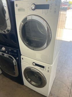 GE front loader washer and dryer set , 24" -free delivery