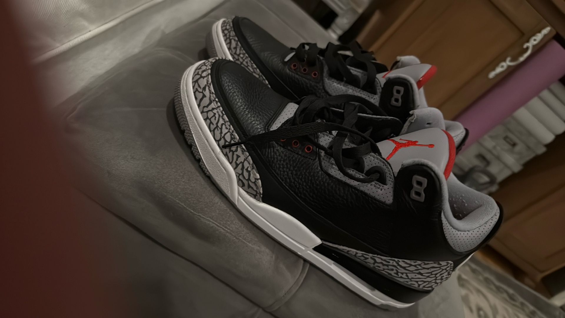 Nike Air Jordan 3 Retro OG Black Cement Men’s Size 10.5