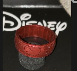 Disney Minnie Mouse Engraved Red Ring