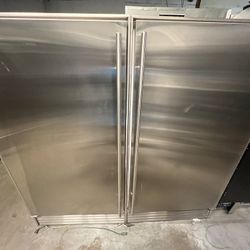 Subzero 72” Built In Refrigerator And Freezer Stainless Steel 