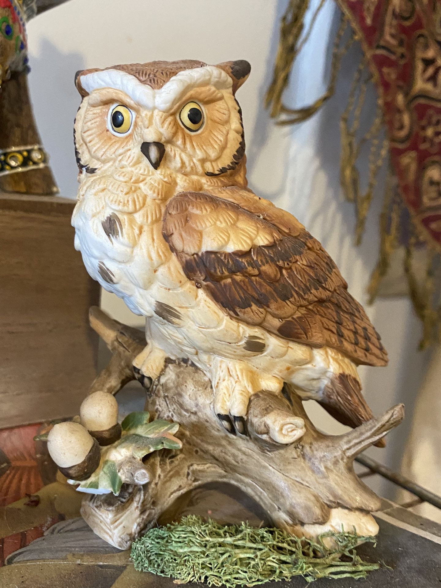 Owl Figurine Statue 
