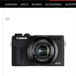 New Never Used Canon G7 X Mark III