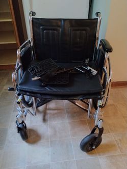 Oversized wheelchair