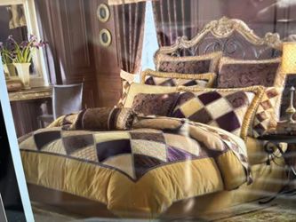 Croscill Merger Patchwork Queen Comforter Set