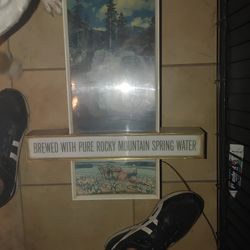 Lighted Animated Coors Beer Sign Working!