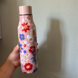 Floral Coffee/Water Travel Water Bottle