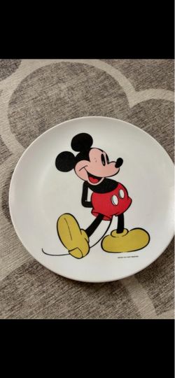 Disney Mickey Mouse Ceramic Plate