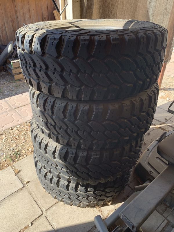 315/70/17 tires. Set of 4 **FREE** taken of my Jeep Wrangler for Sale