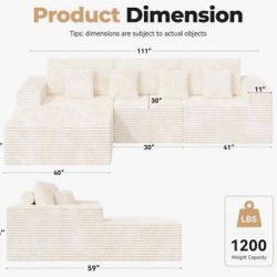 Soft Beige Couch For Sale 