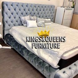 Queen Size Bed Frame  With Mattress Included 