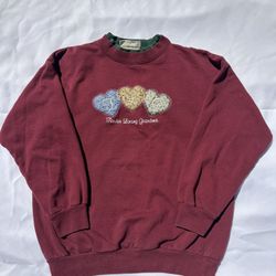 Tender Loving Grandma Burgundy Crewneck