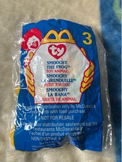 McDonald’s Beanie Baby Ty Frog Smoochy