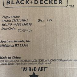 Black and Decker Coffee Maker