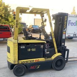 2010 Hyster Electric Sit Down Forklift 6000 LB CAP