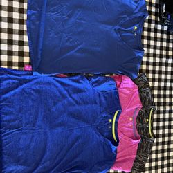 XL Dry Fit V Neck Workout Shirts