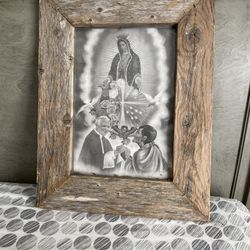Antique Photo With The Pope 