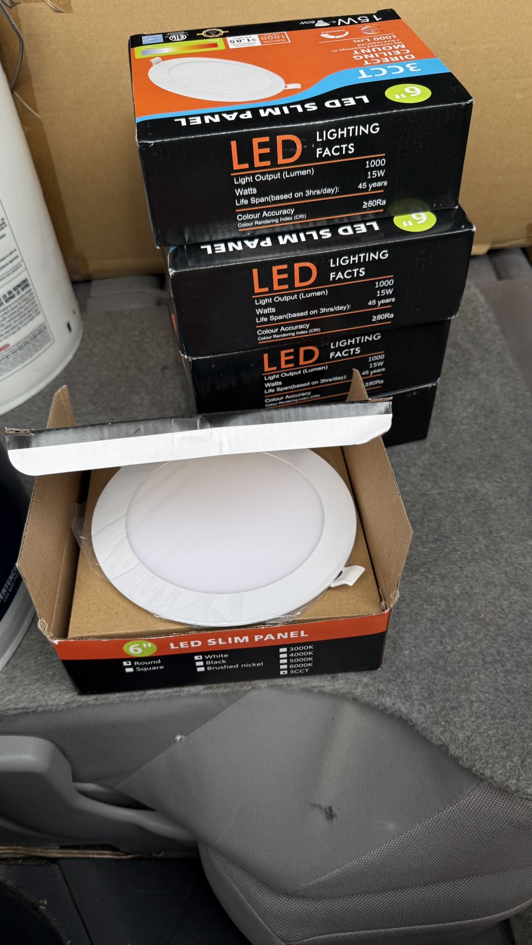 LED SLIM PANEL 5 Piece $60