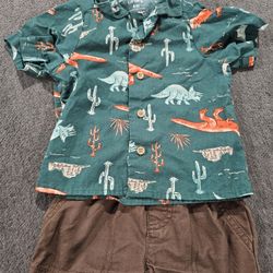 Carters 6 Month Dino Outfit 