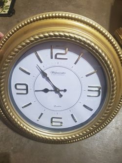 Gold Clock Excellent Condition 