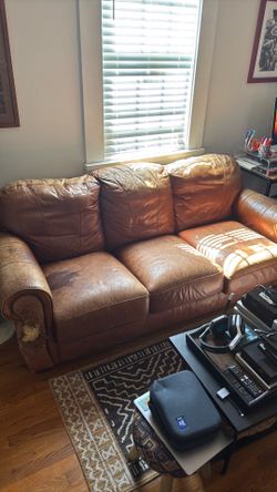 Used Leather Couch