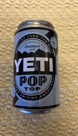 Yeti Pop Top Limited Edition Empty Stash Can Hidden Secret Storage Container