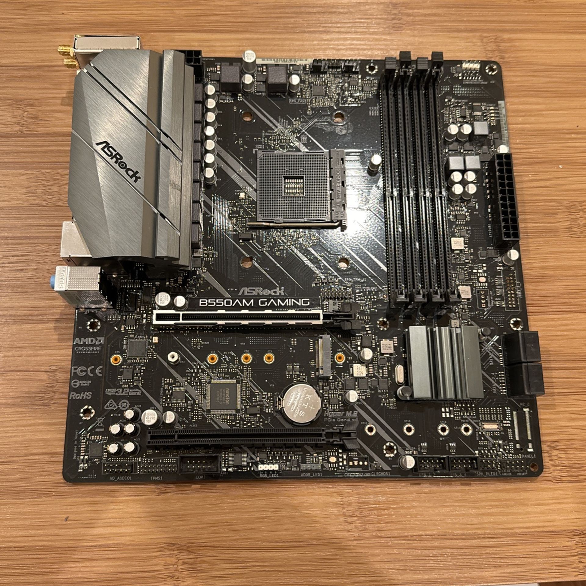 ASRock B550AM Gaming Micro ATX Motherboard AMD Socket AM4 DDR4 HDMI WIFI