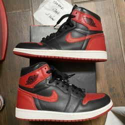 Sz 8 Men’s Jordan Retro 1s Banned Bred $200 FIRM NO TRADES