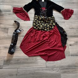 pirate women costume Size L