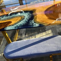 Unique/ One of A Kind Resin Dining / office table 