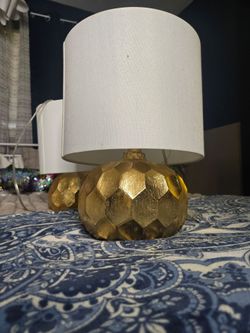 Elegant gold base lamps
