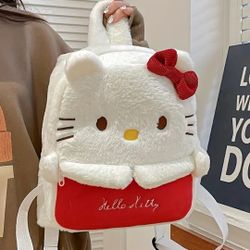 Small 10" Hello Kitty Plush Backpack 