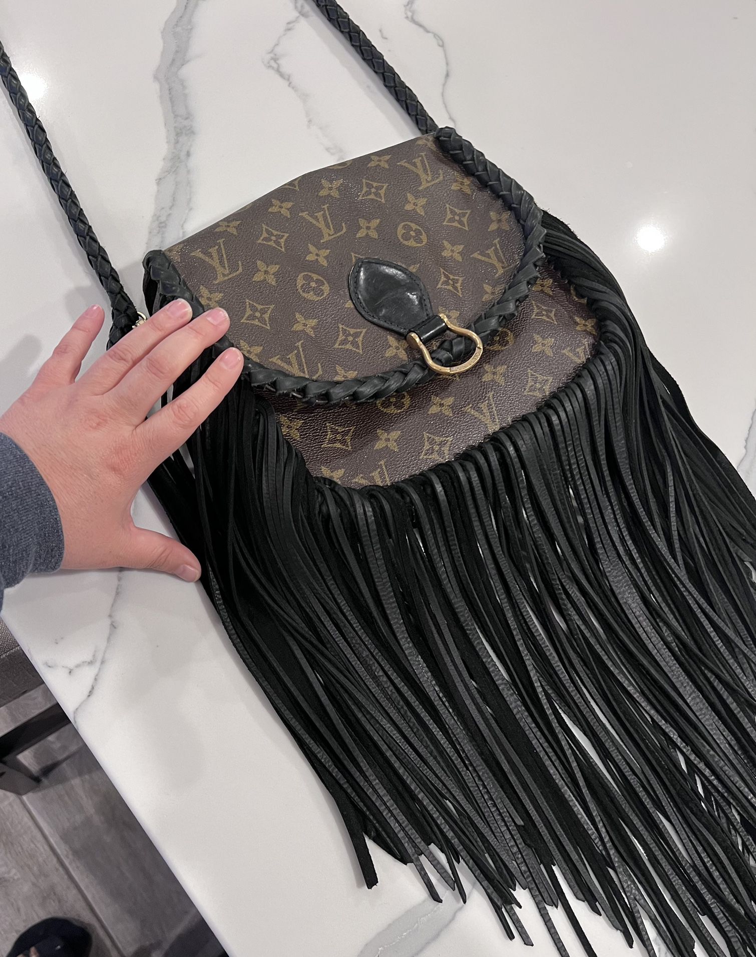 Louis Vuitton, Bags, Louis Vuitton St Cloud With Fringe