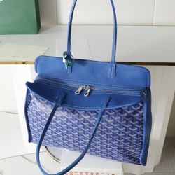 Goyard Blue Bag 
