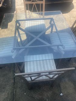Table and 4 chairs