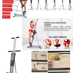 MaxiClimber Total Body Workout (with training guide & 21-day meal plan)
