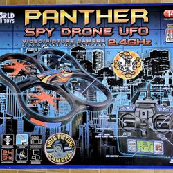 Panther Spy Drone UFO: Capture Your World from Above—Unleash 360° Adventure!