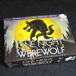 One Night Ultimate Werewolf Board Game.