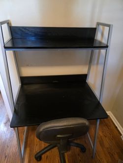 Desk and chair