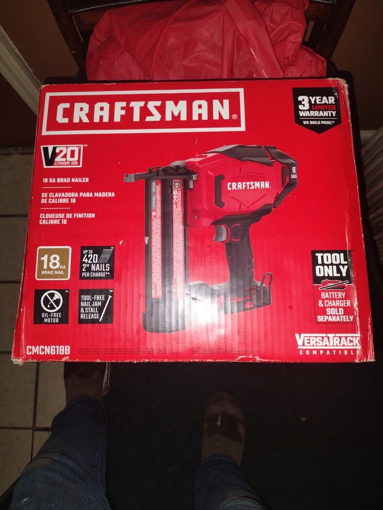 Craftsman 18 gauge brad nailer